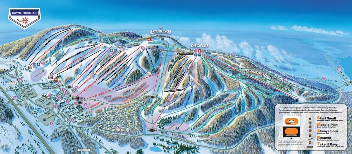 Boyne Mountain Condo -Sleeps 12 Boyne Falls Bagian luar foto